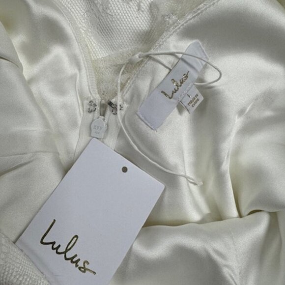 NWT Lulus Made for Forever White Lace Mermaid Maxi Dress - Picture 8 of 10